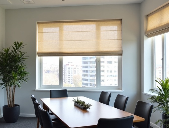 Chevron Island Roman Blinds Cleaning