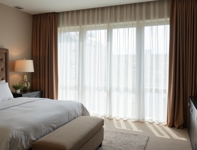 Chevron Island Blockout Curtain Cleaning
